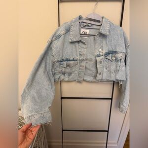 Zara Light Blue Denim Jacket